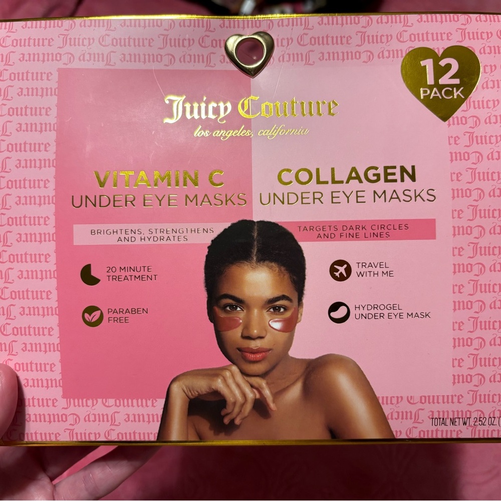 Juicy Couture Pink Under Eye Masks